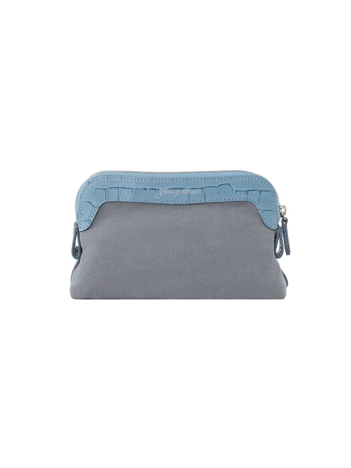 GLOWNY G Crack Leather Pouch (Blue)