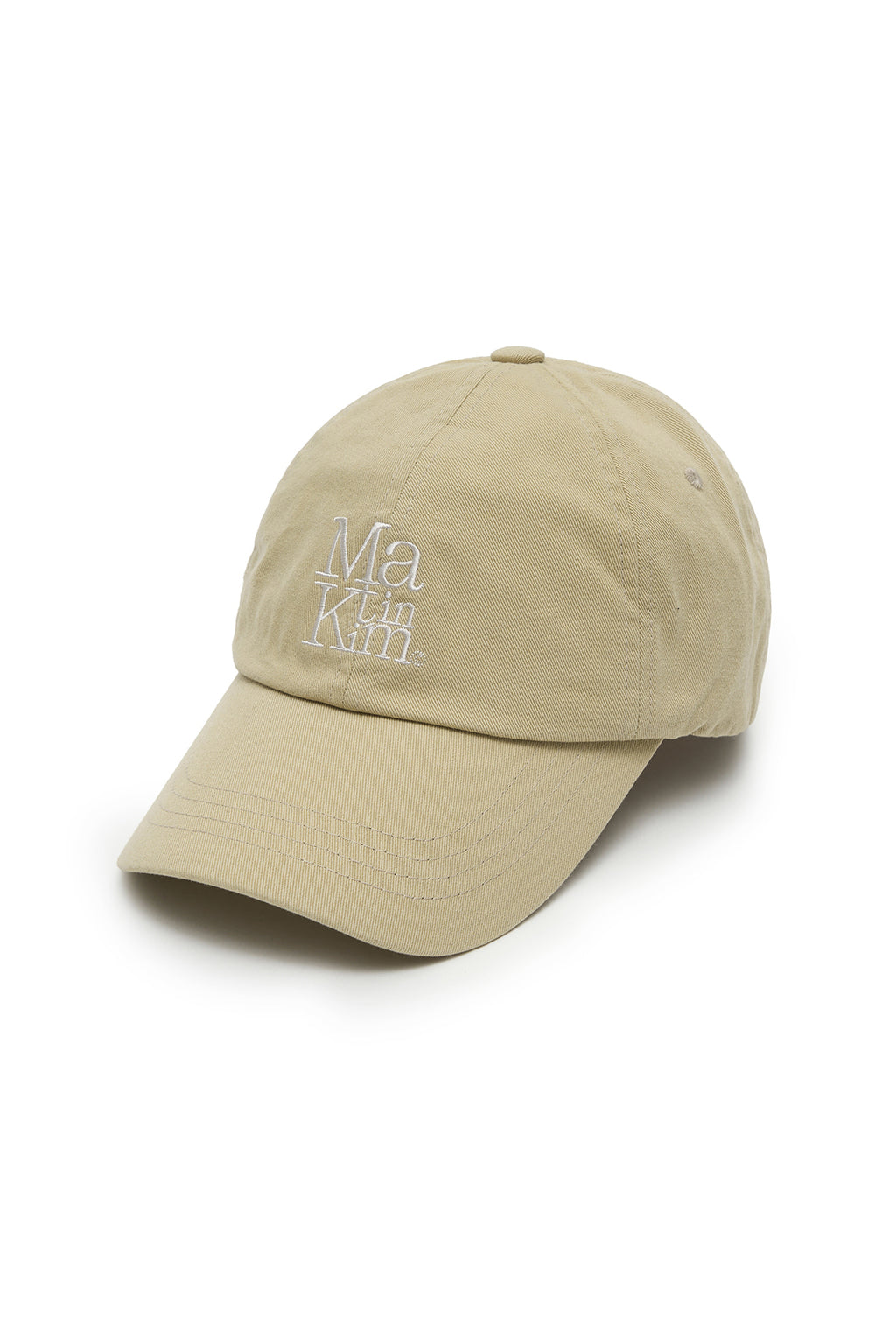 Matinkim Matin Kim Matin Block Logo Ball Cap IN Beige