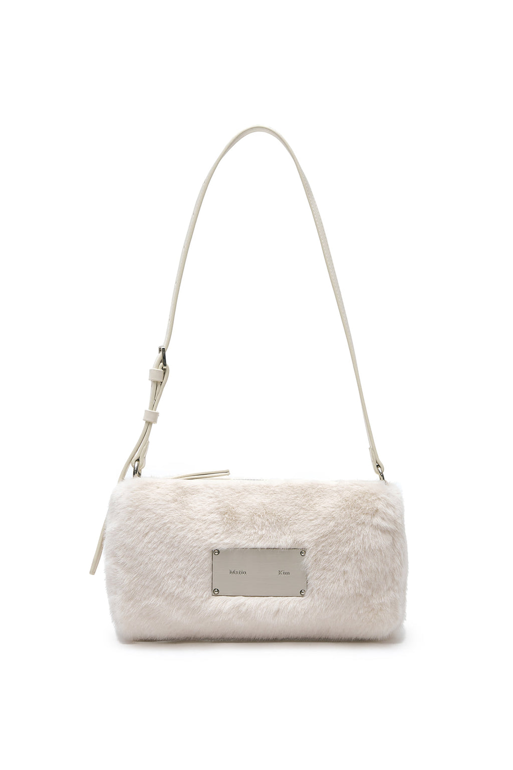 [matinkim] SOFT FUR MINI SHOULDER BAG IN IVORY