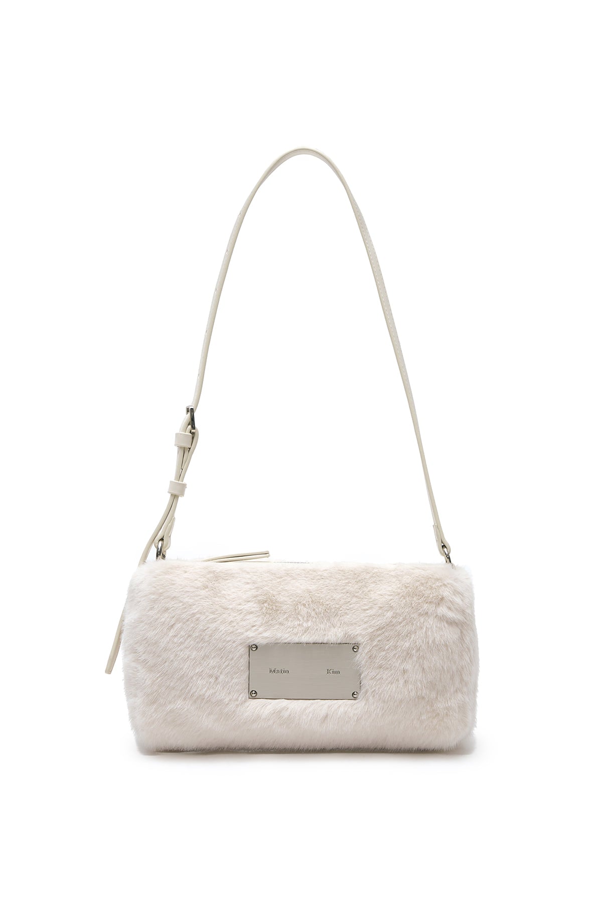[matinkim] SOFT FUR MINI SHOULDER BAG IN IVORY