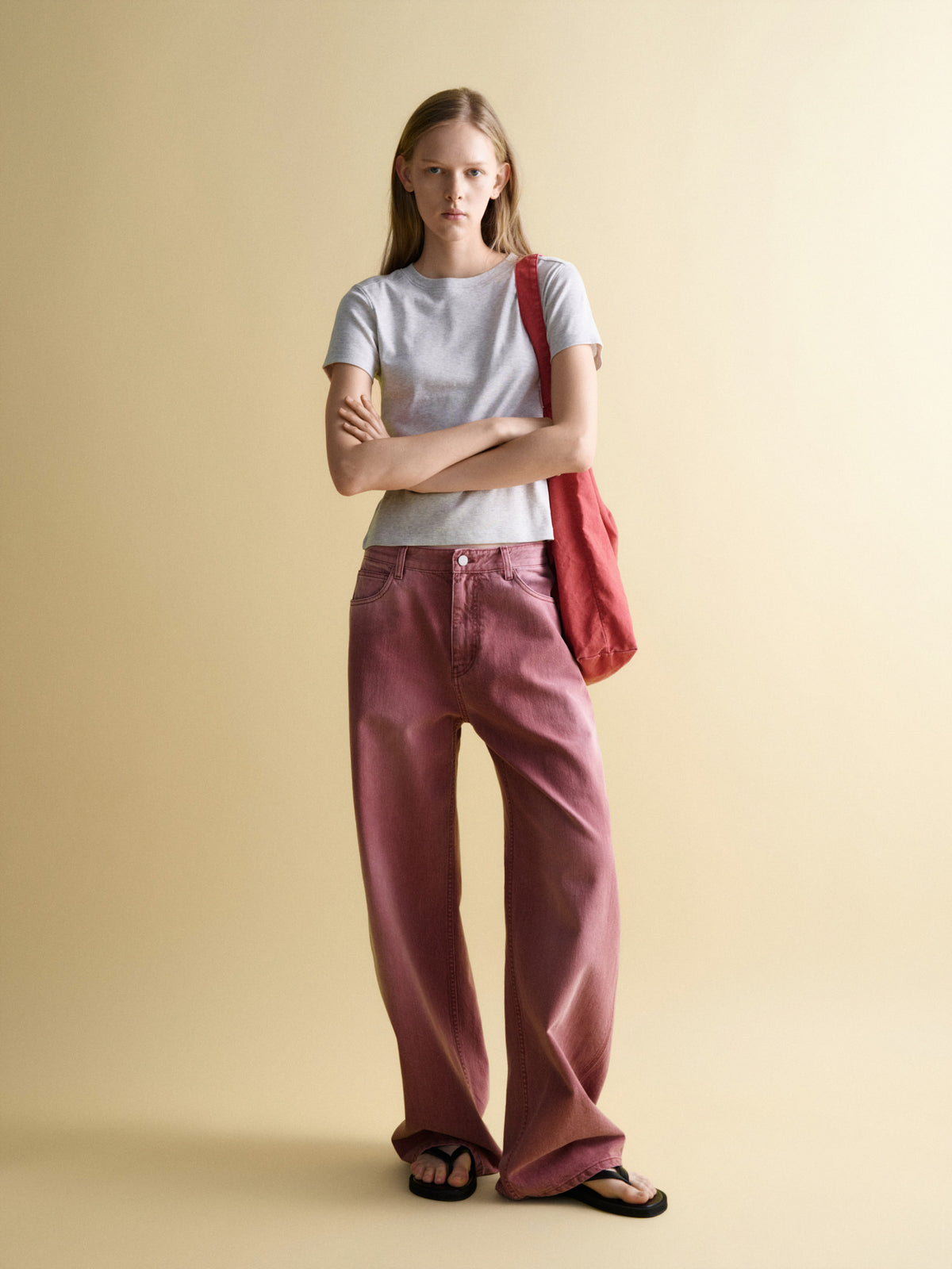Facade Pattern Raw Vintage Cotton Bag