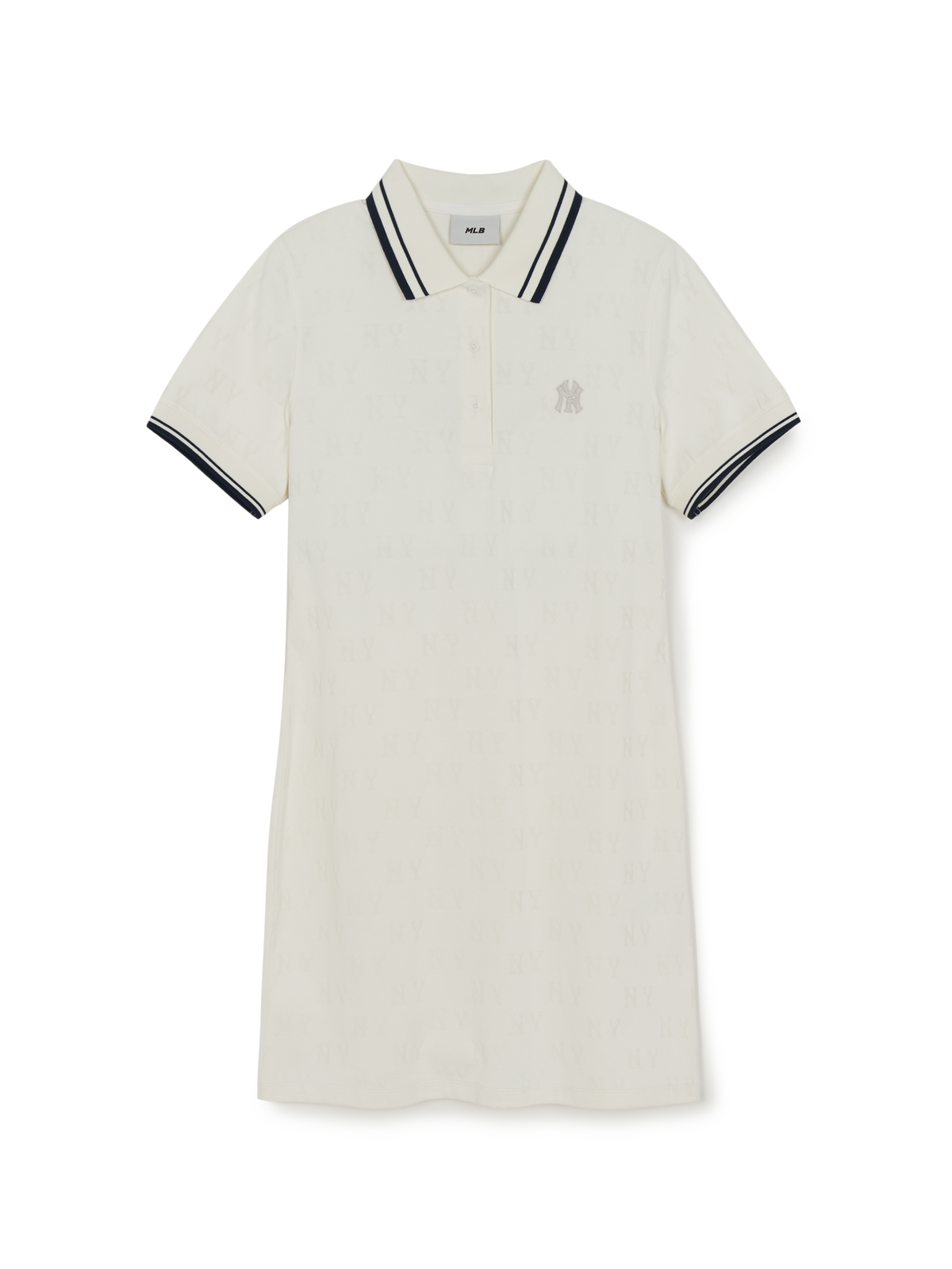 Mlb Women's Classic Monogram Tone-on-Tone Jacquard Collar Ops