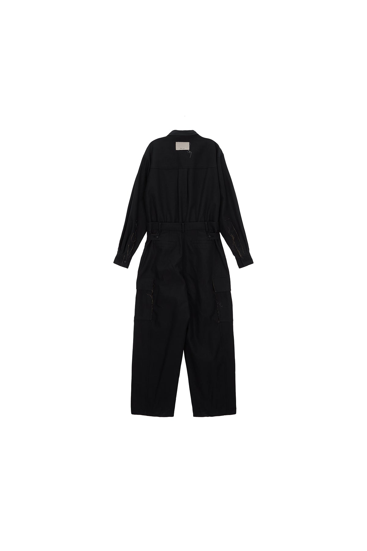 [matinkim] UTILITY BUTTON UP JUMPSUIT IN BLACK