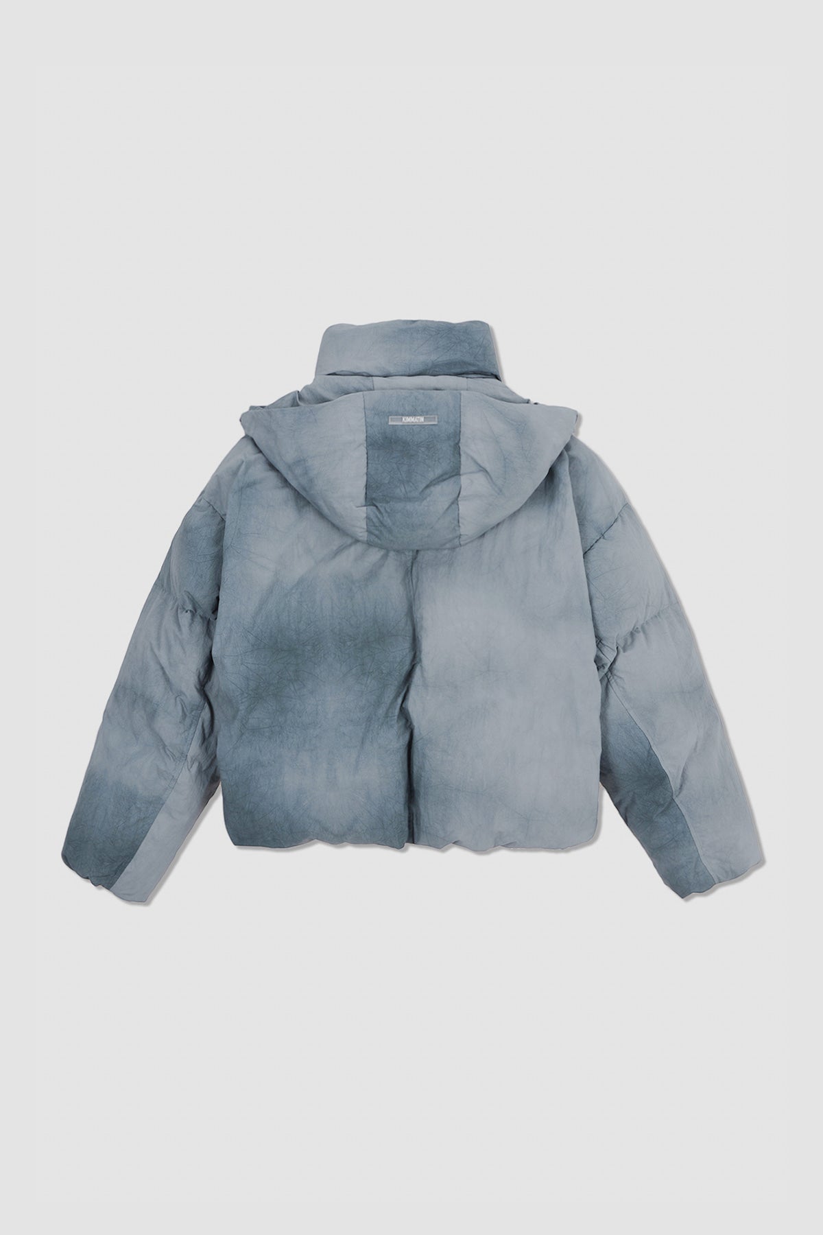 Matinkim Dying Effect Volume Puffer Down Jumper IN Light Grey