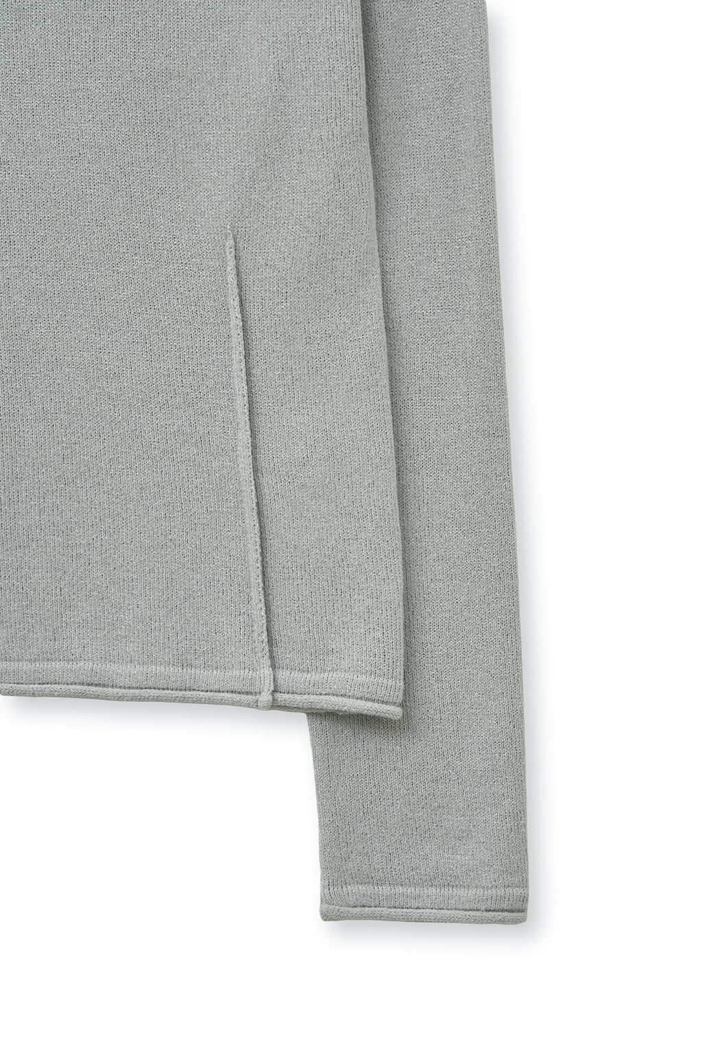 Matinkim Glitter Slim Logo Knit Top IN Light Grey