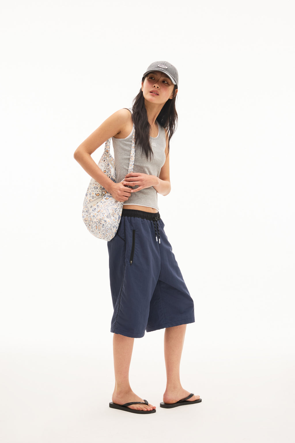 EMIS Logo Paisley Eco Bag-White
