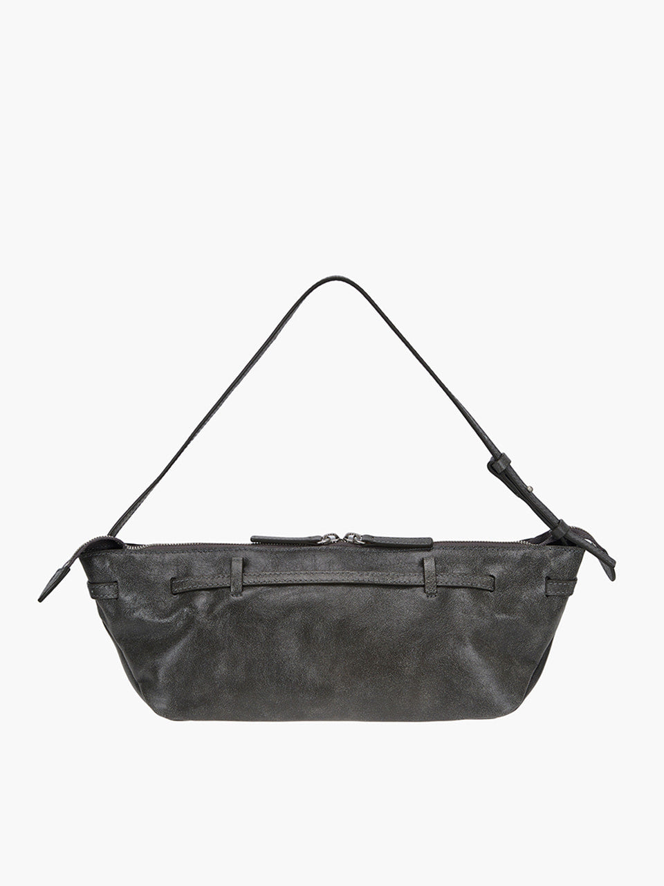 Margesherwood Grandma Used Sling Bag white+grey two-tone cracked