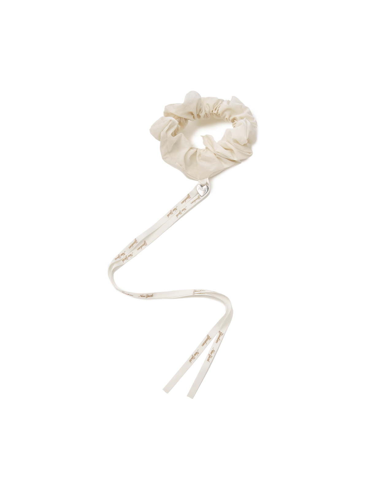 MLB Korea Ribbon Strap Hair Scrunchie Small