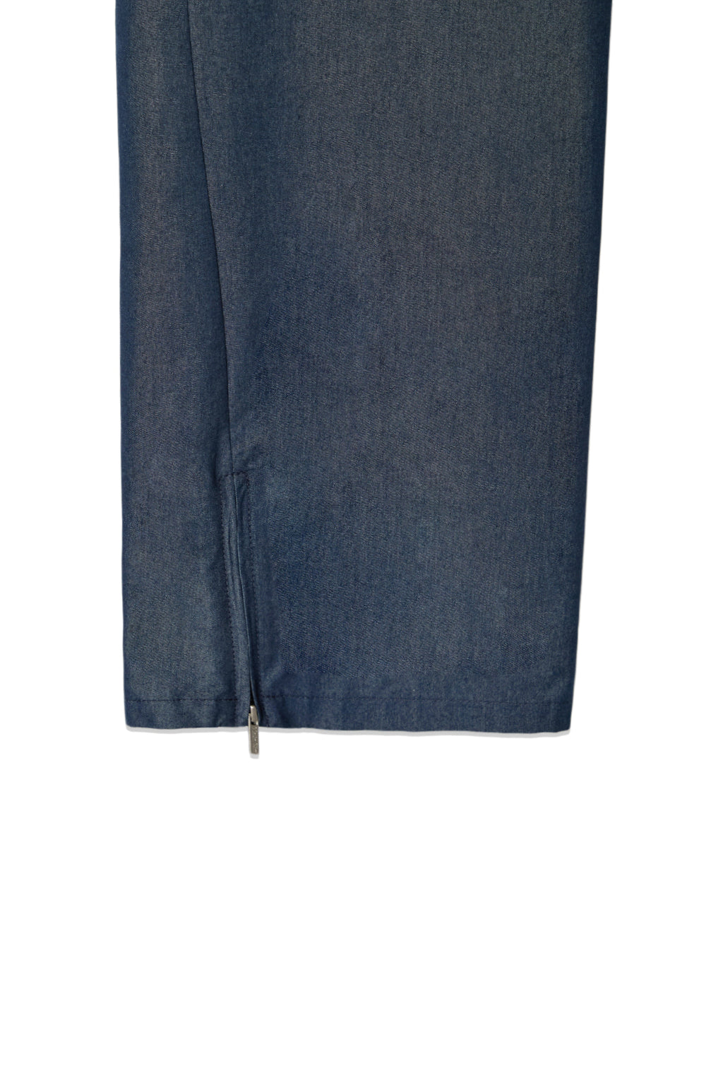 Matinkim Back Tuck Detail Denim Like Pants IN Navy