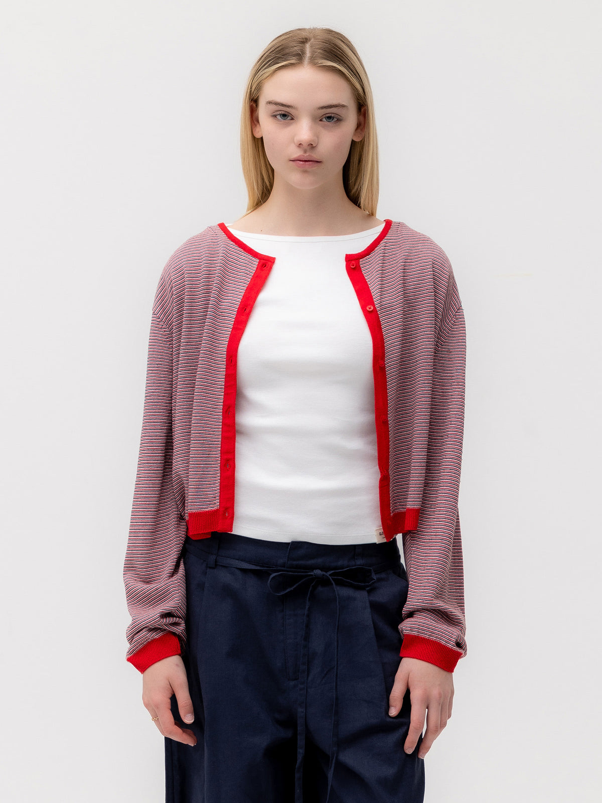 GLOWNY G Summer Breeze Cardigan (Red)