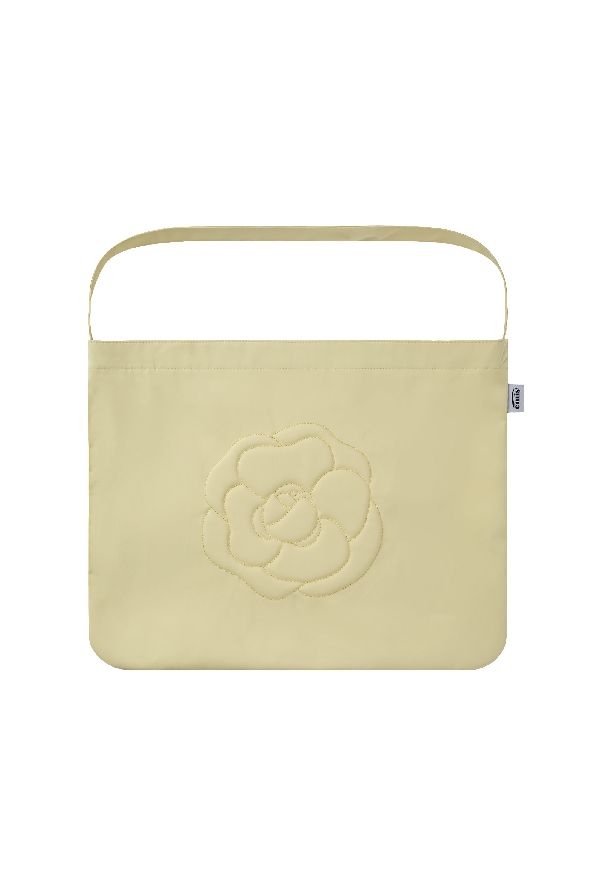 ROSE STITCH ECO BAG-YELLOW
