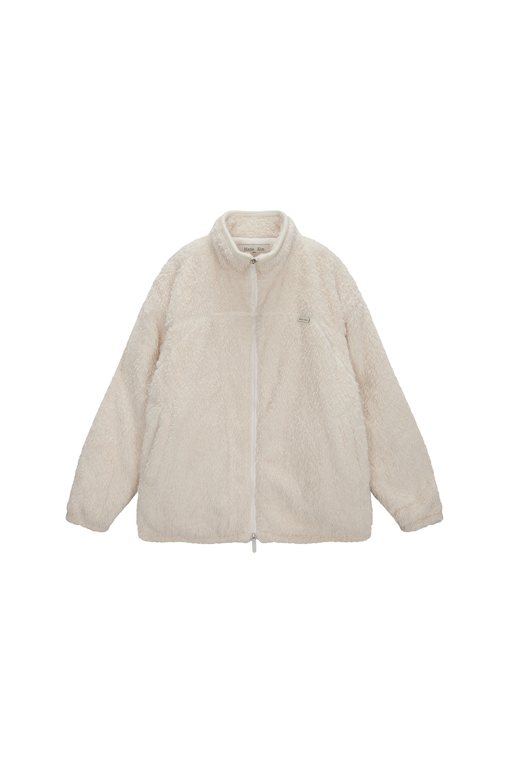 Matinkim Back Logo Fleece Jumper For Men IN Ivory