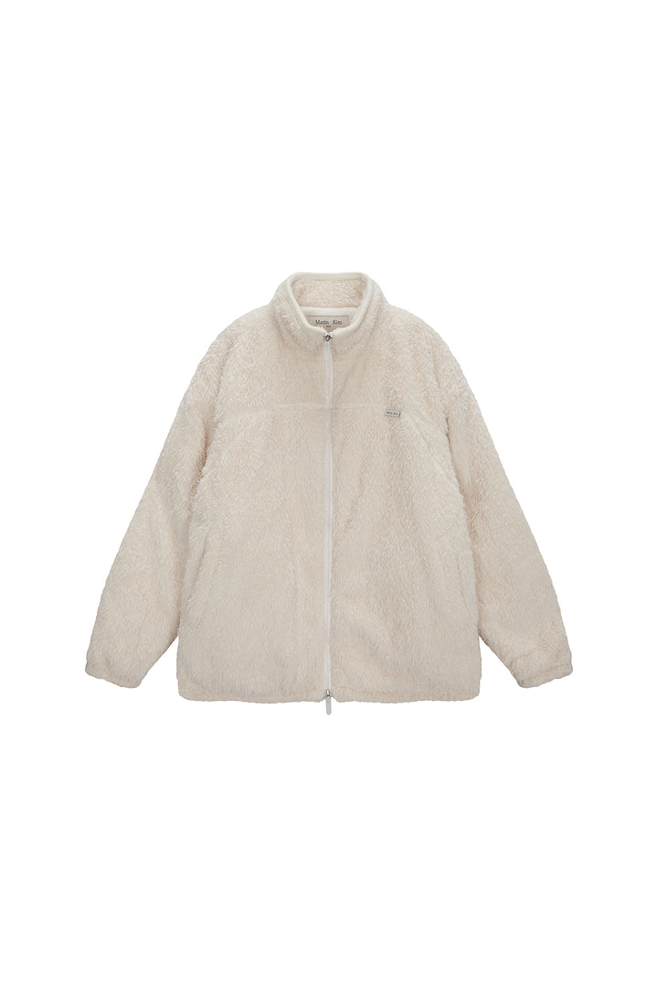 Matinkim Back Logo Fleece Jumper For Men IN Ivory