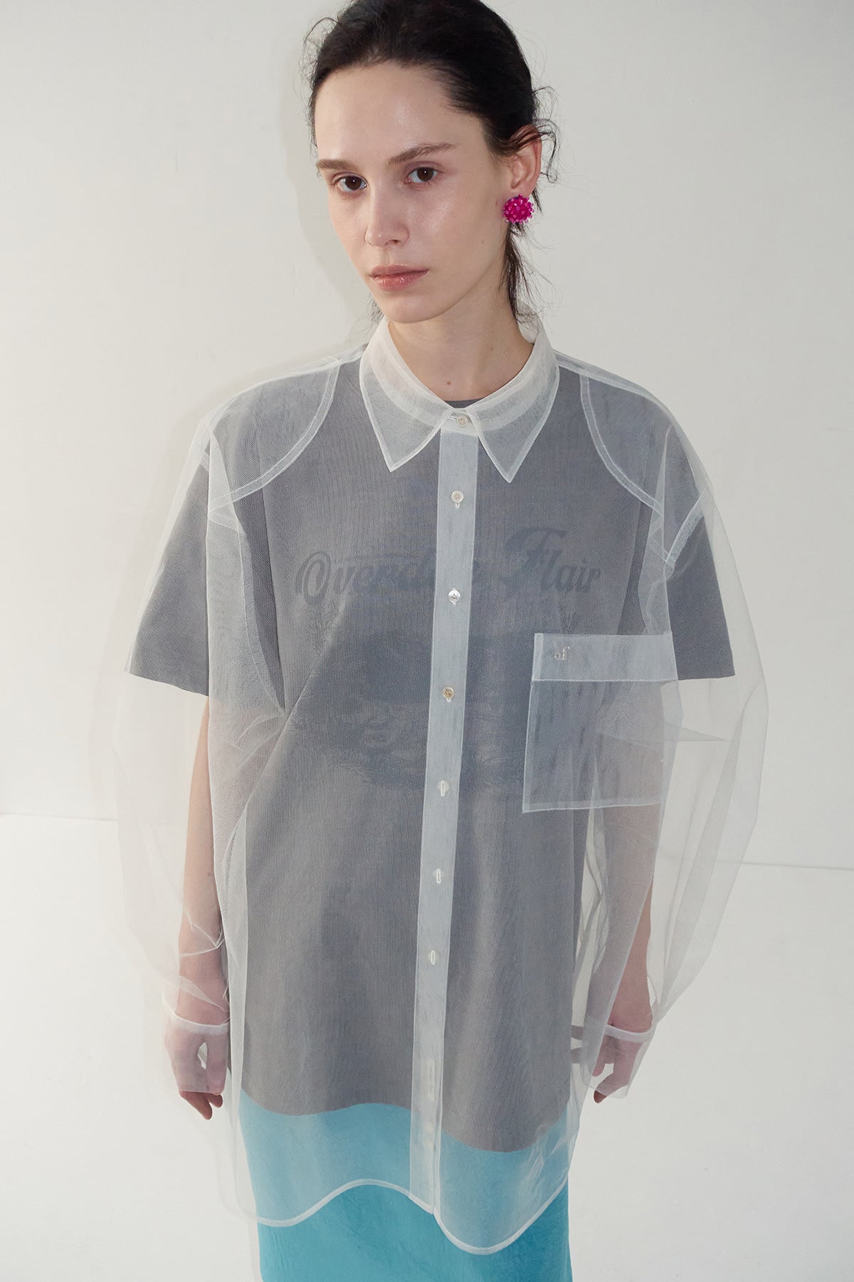 Overdueflair New Vintage Printing T-Shirt Charcoal