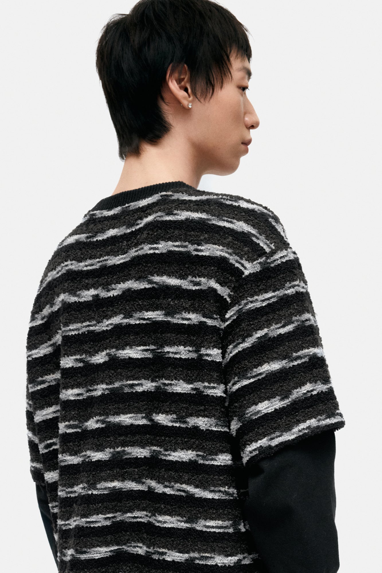 Andersson Bell Unisex Stripe Layered Sweater