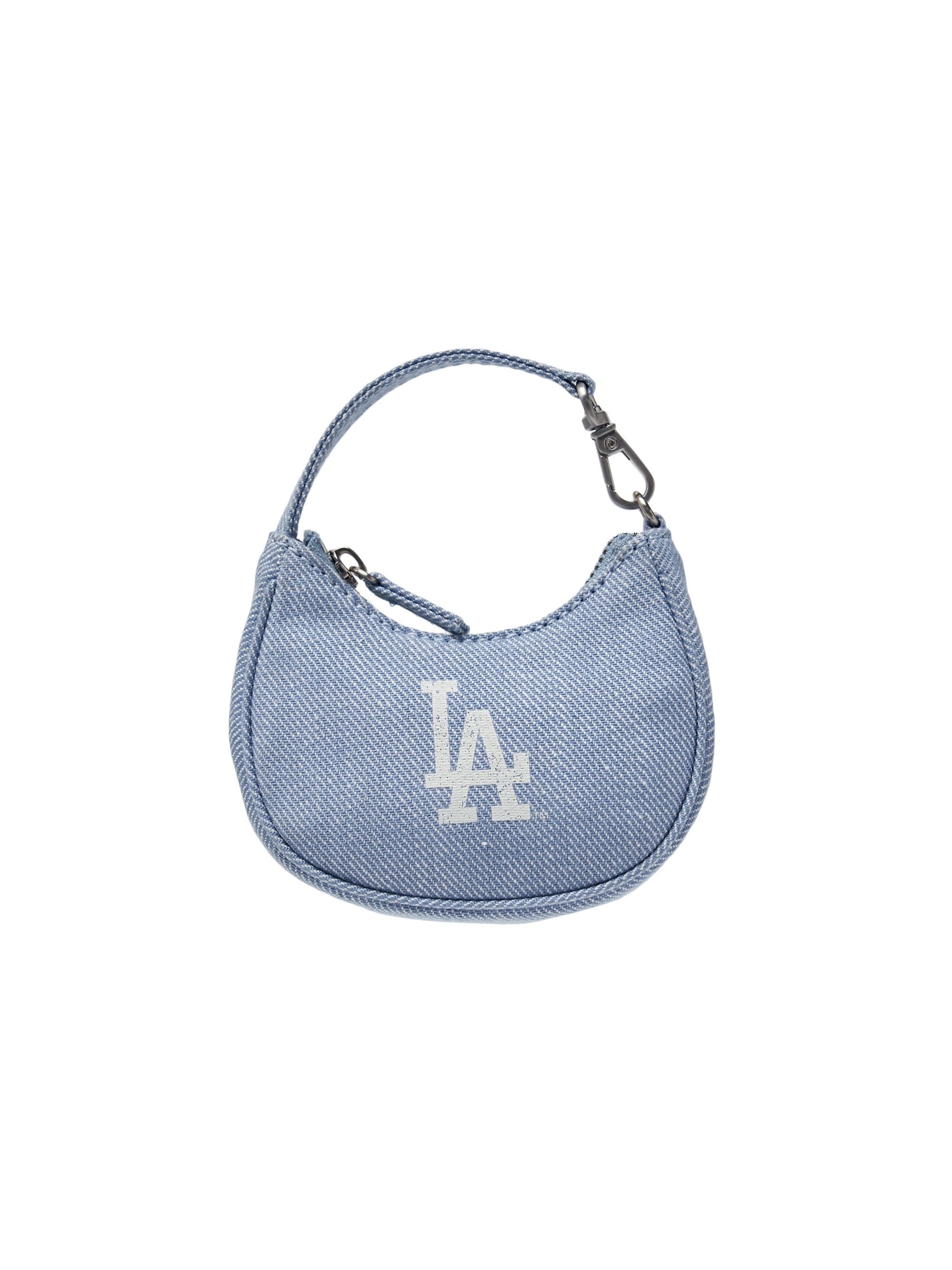 MLB Korea Basic Denim Mini Bag Keyring