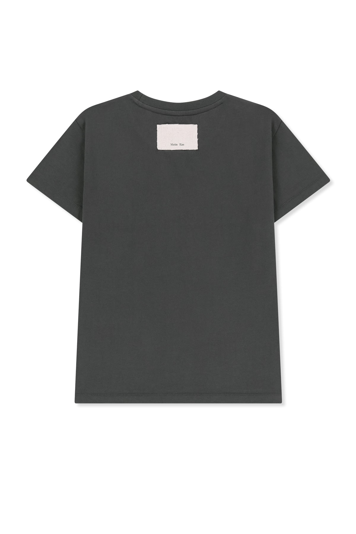 Matinkim Applique Logo Slim Top IN Charcoal