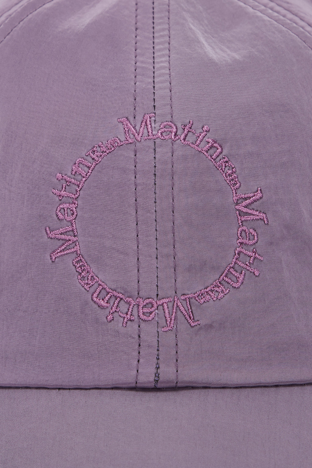 [matinkim] CRISP LOGO BALL CAP IN PURPLE