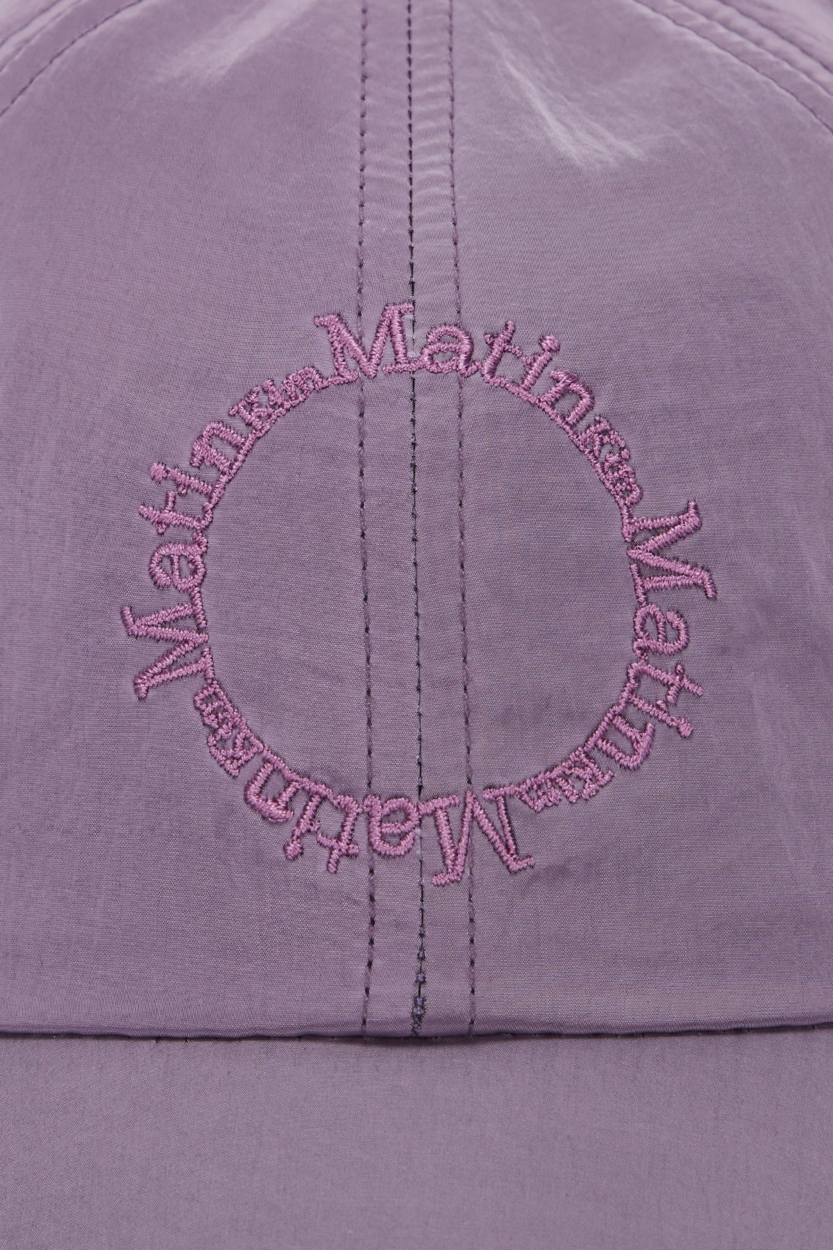 [matinkim] CRISP LOGO BALL CAP IN PURPLE