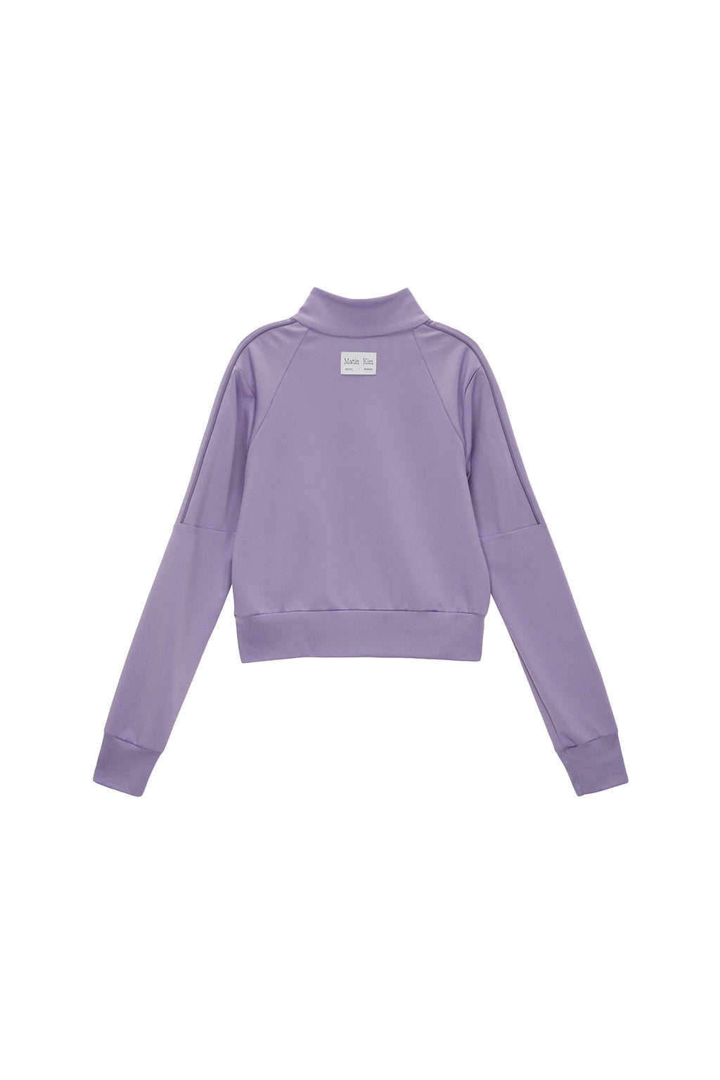 [matinkim] PIPING CROP TRACK JUMPER IN LILAC