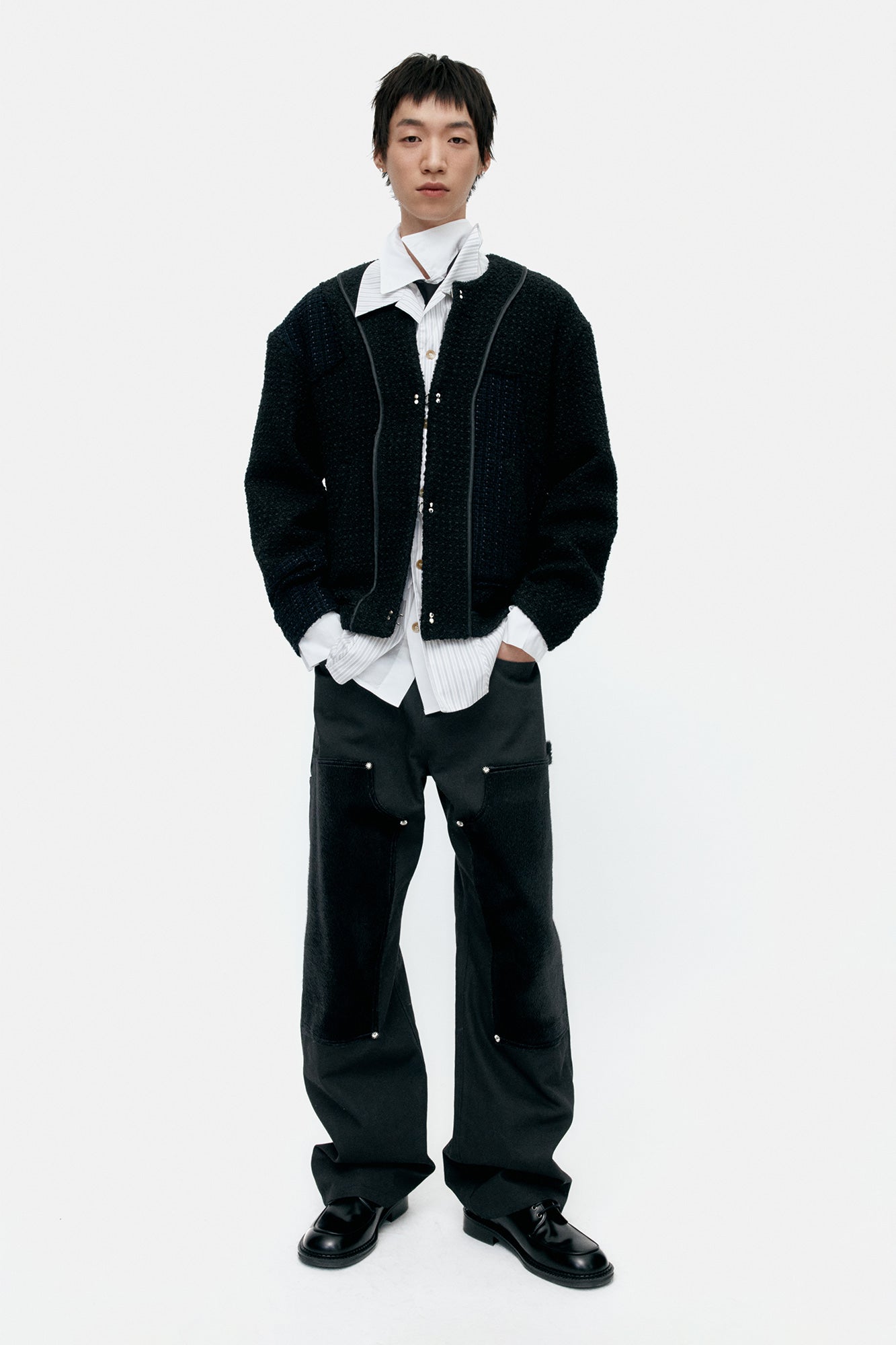 Andersson Bell Unisex Inside Out Tweed Cardigan