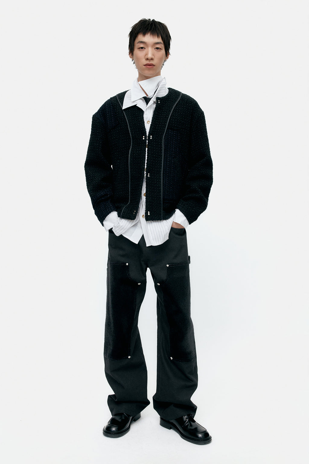Andersson Bell Unisex Inside Out Tweed Cardigan