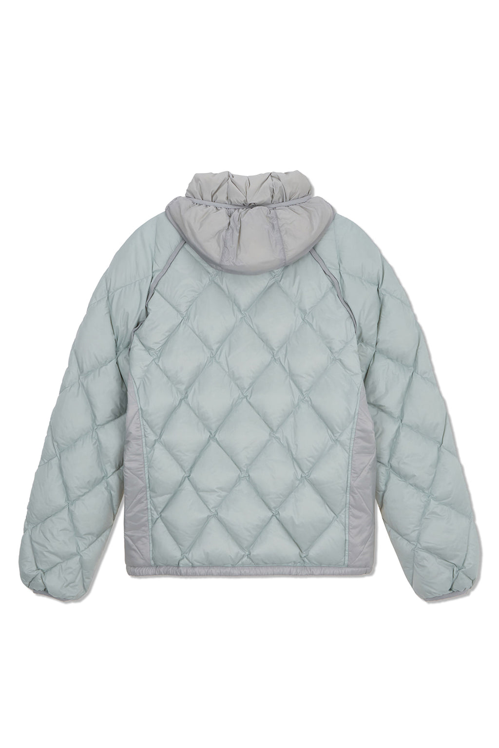 [matinkim] QUILTING HOODY LIGHTWEIGHT JUMPER (DOWN BLENDED) IN MINT