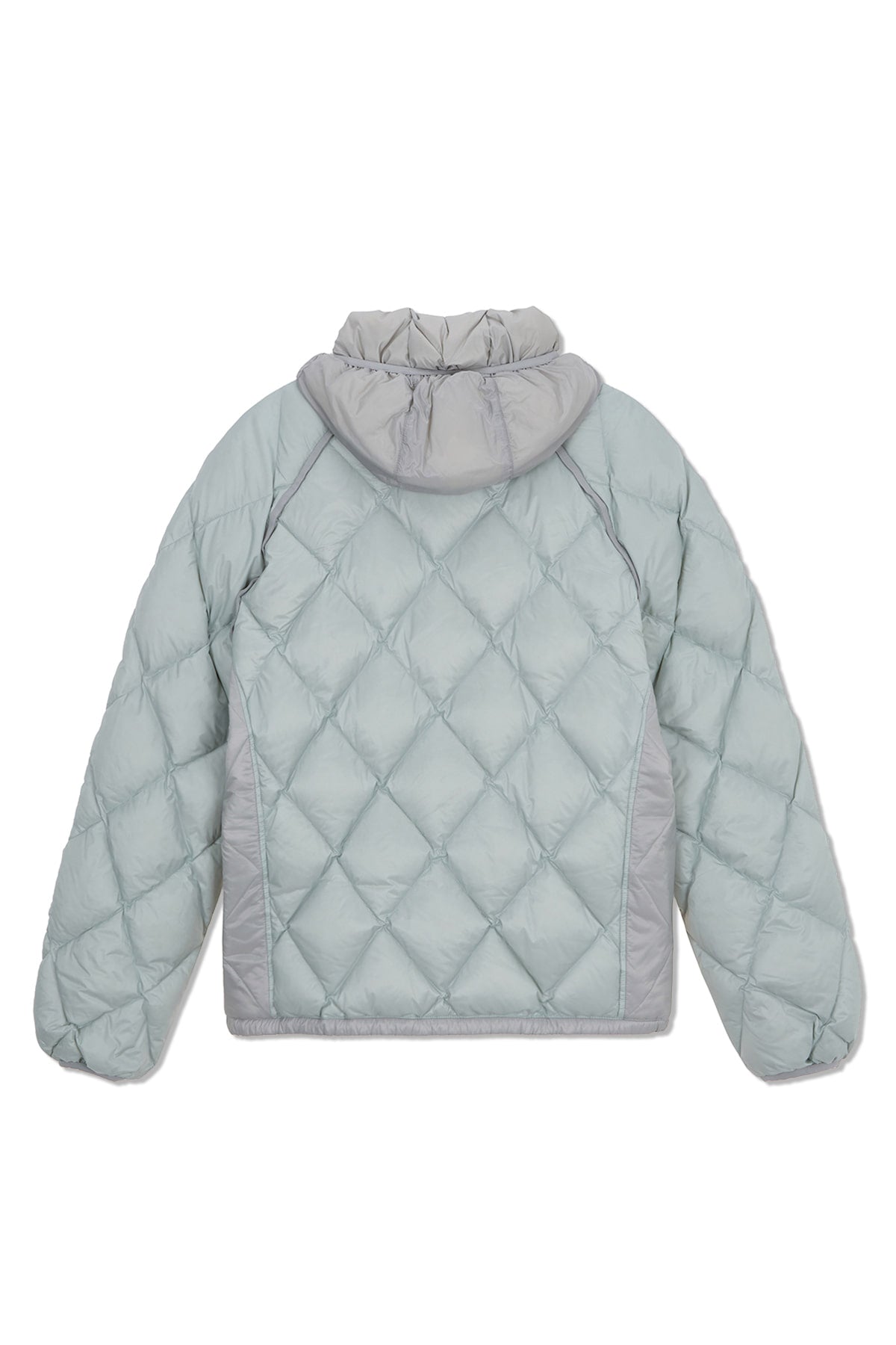 [matinkim] QUILTING HOODY LIGHTWEIGHT JUMPER (DOWN BLENDED) IN MINT