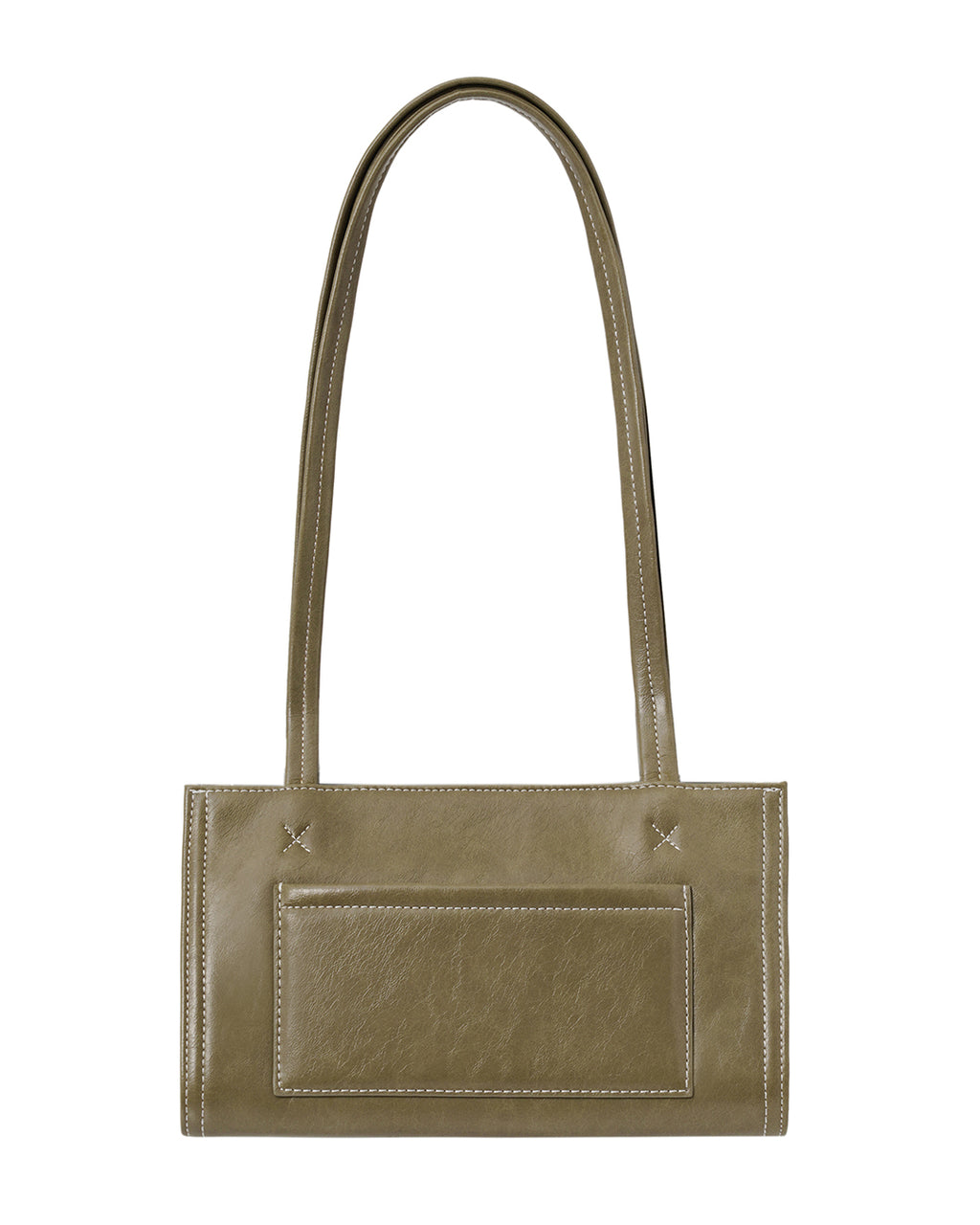 Tiny Oblong Bag in Basil