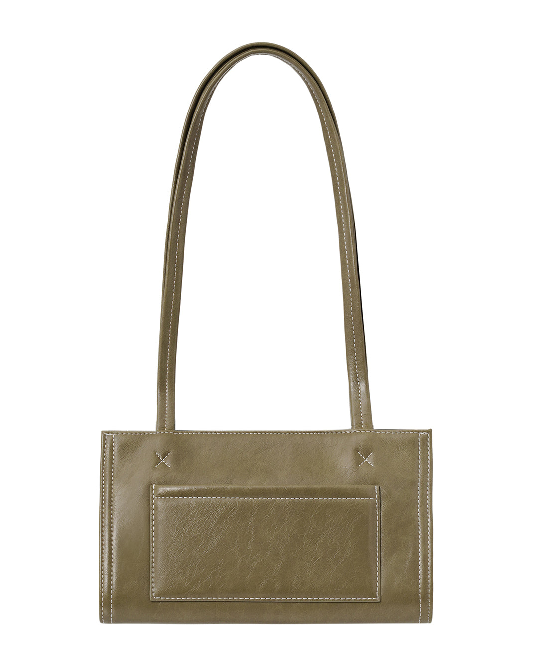 Tiny Oblong Bag in Basil