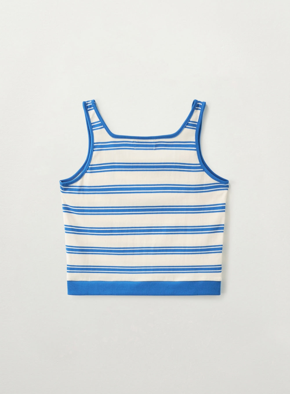 Satur (W) Square Neck Stripe Sleeveless - Blue