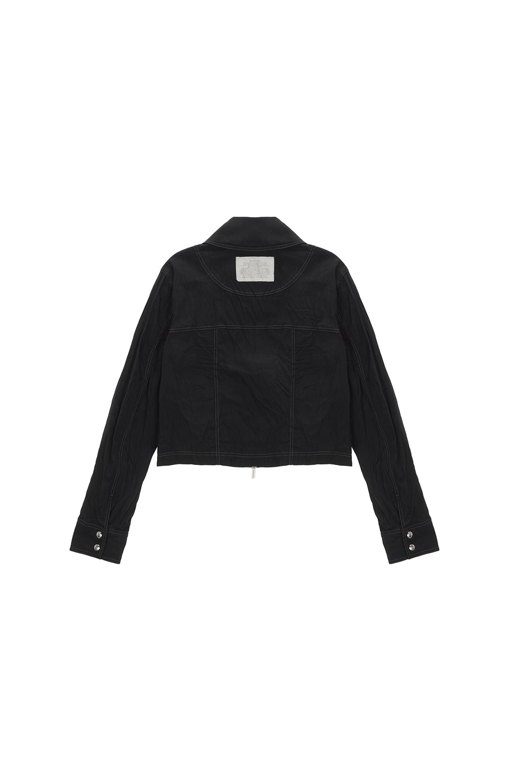 Matinkim Crinkle Crop Jumper IN Charcoal