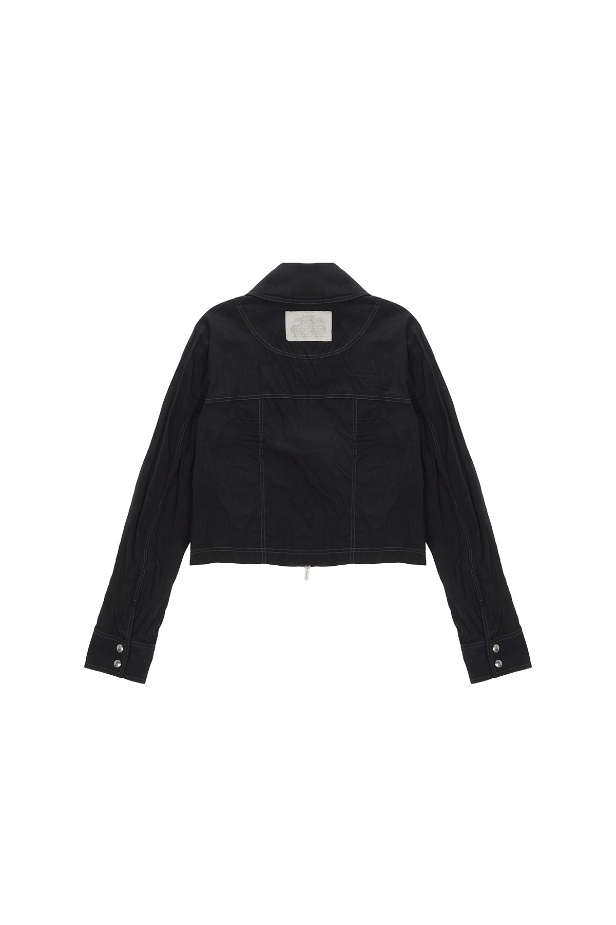 Matinkim Crinkle Crop Jumper IN Charcoal