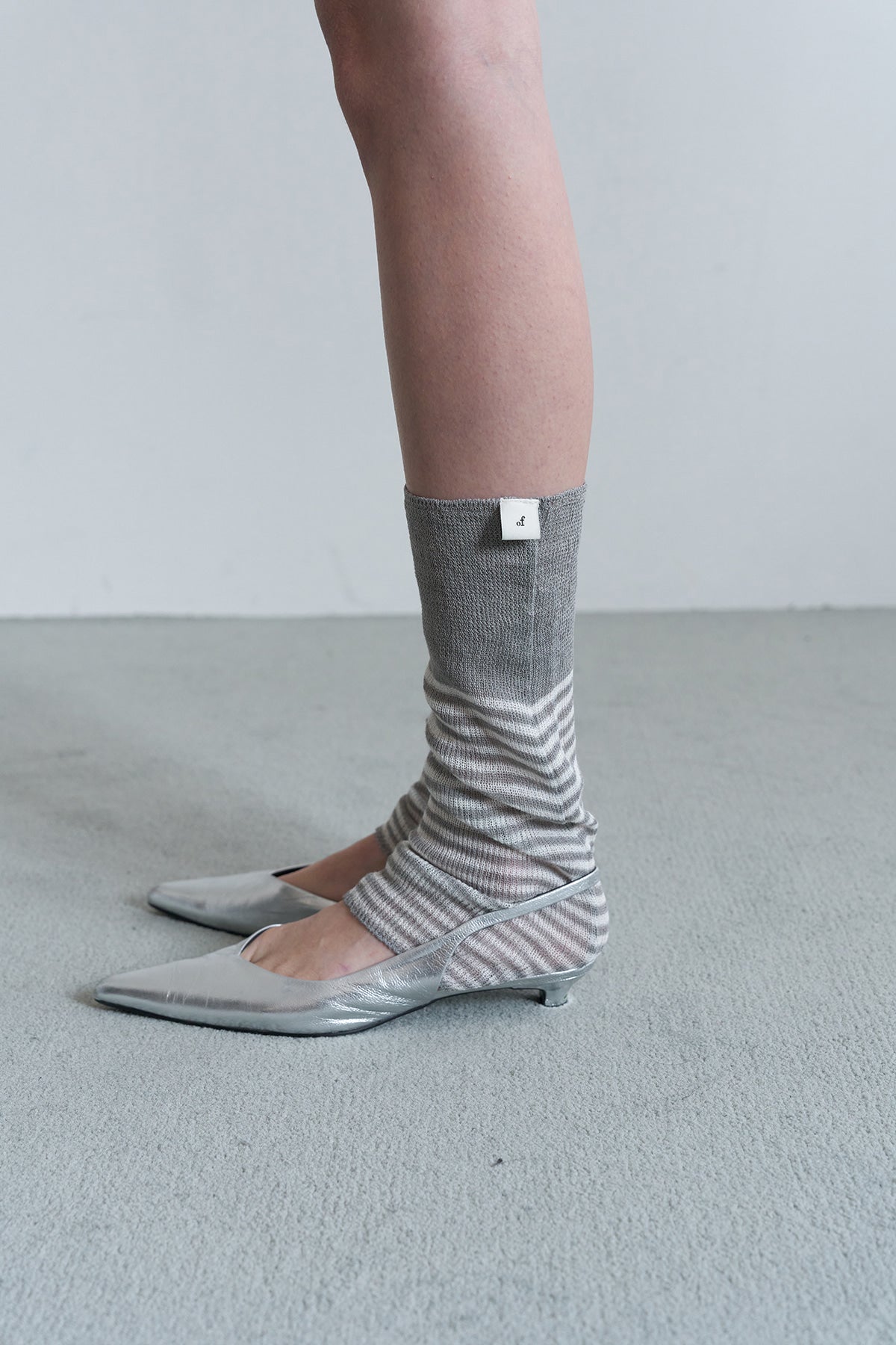 Overdueflair Icy Sheer Warmers Stripe