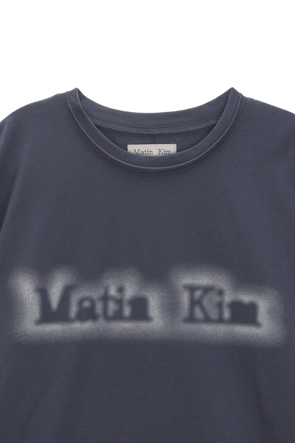 [matinkim] MATIN SHADE LOGO TOP IN SMOKE BLUE