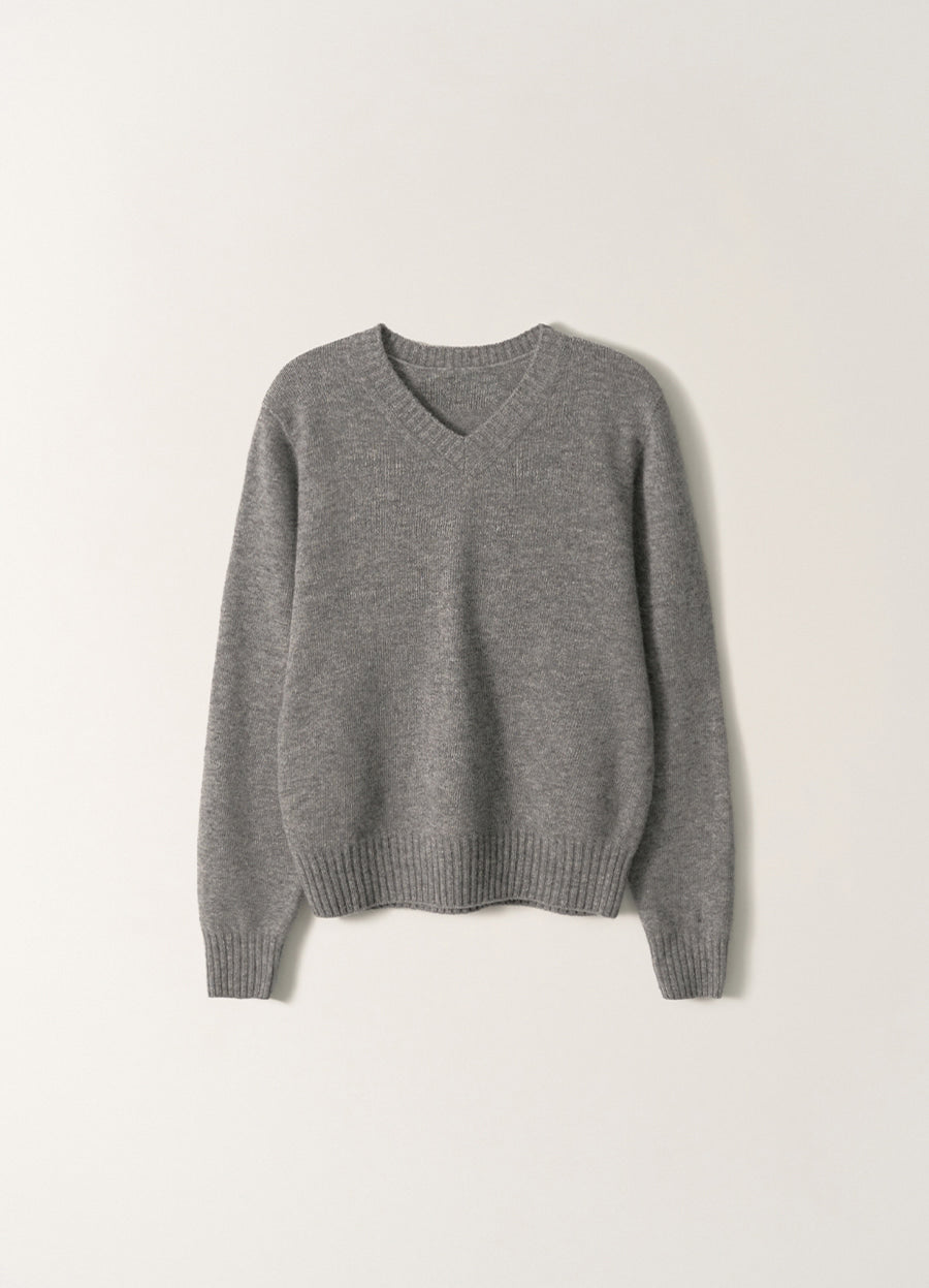 Nothing Written Marsh V-Neck Pullover (Gray)