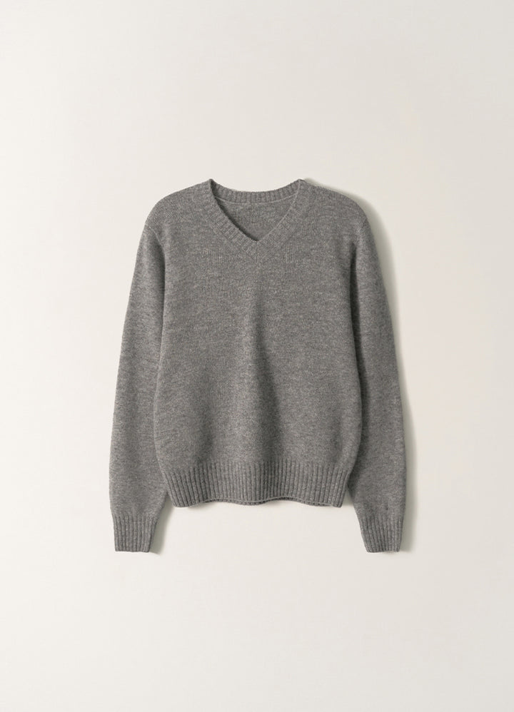 Nothing Written Marsh V-Neck Pullover (Gray)