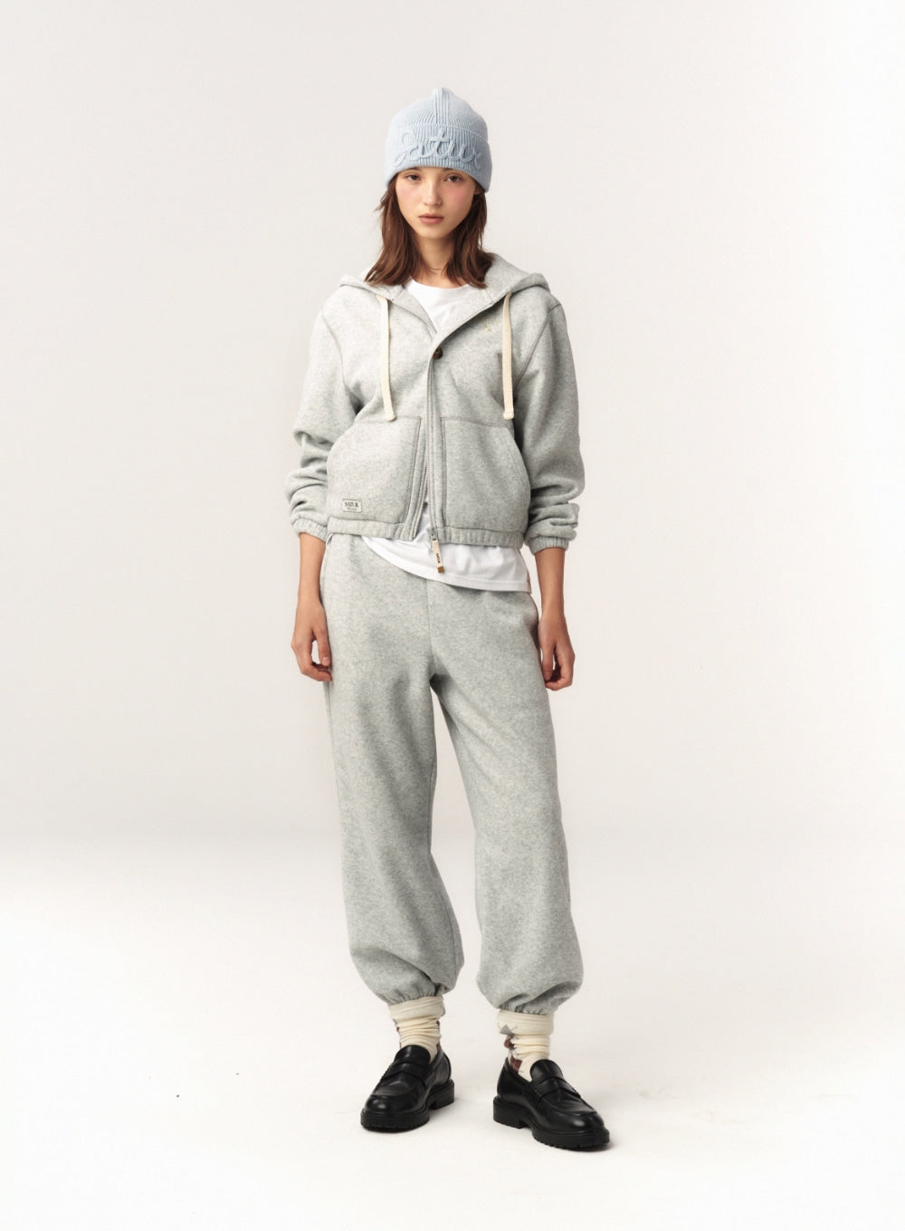 [satur] (W) Argyle Socks - Cream