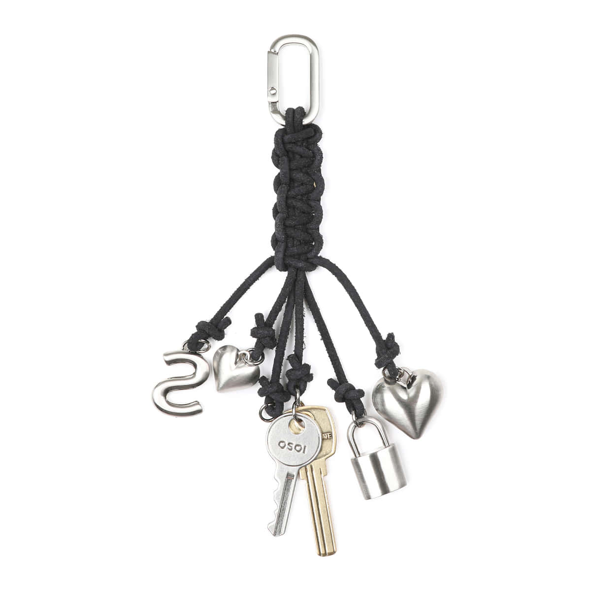 Osoi Rope Key Ring Charcoal