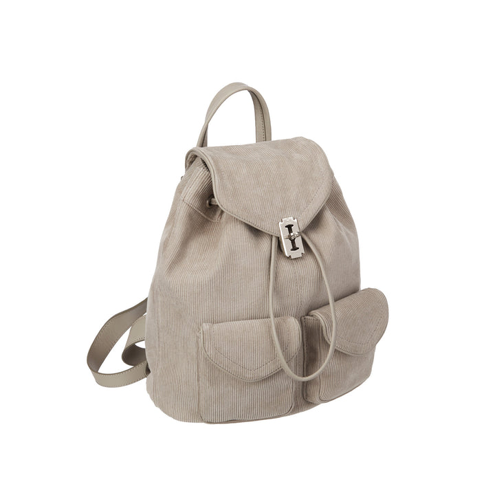 Vunque Occam Doux Double Pocket Corduroy Backpack M Beige