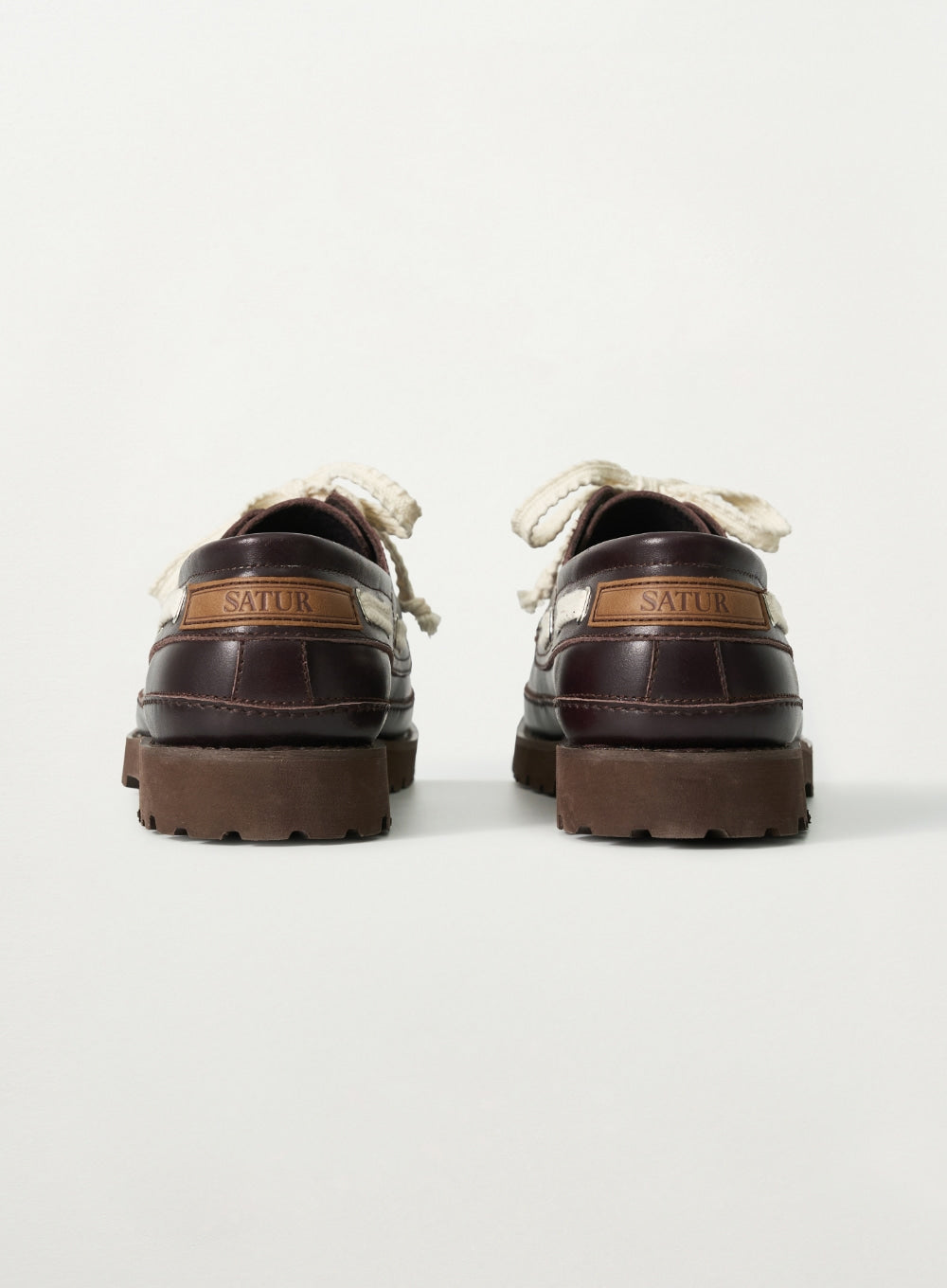 Satur Regatta Leather Boat Loafer - Dark Brown