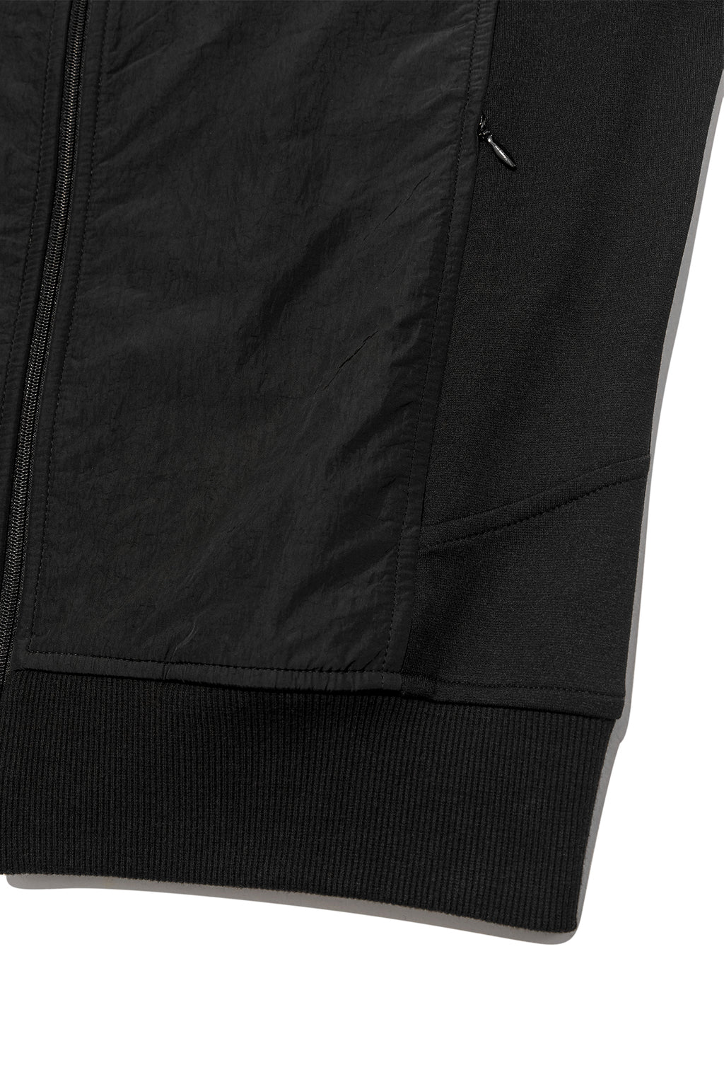 [matinkim] HIGH NECK WINDBREAKER ZIP UP FOR WOMEN IN BLACK