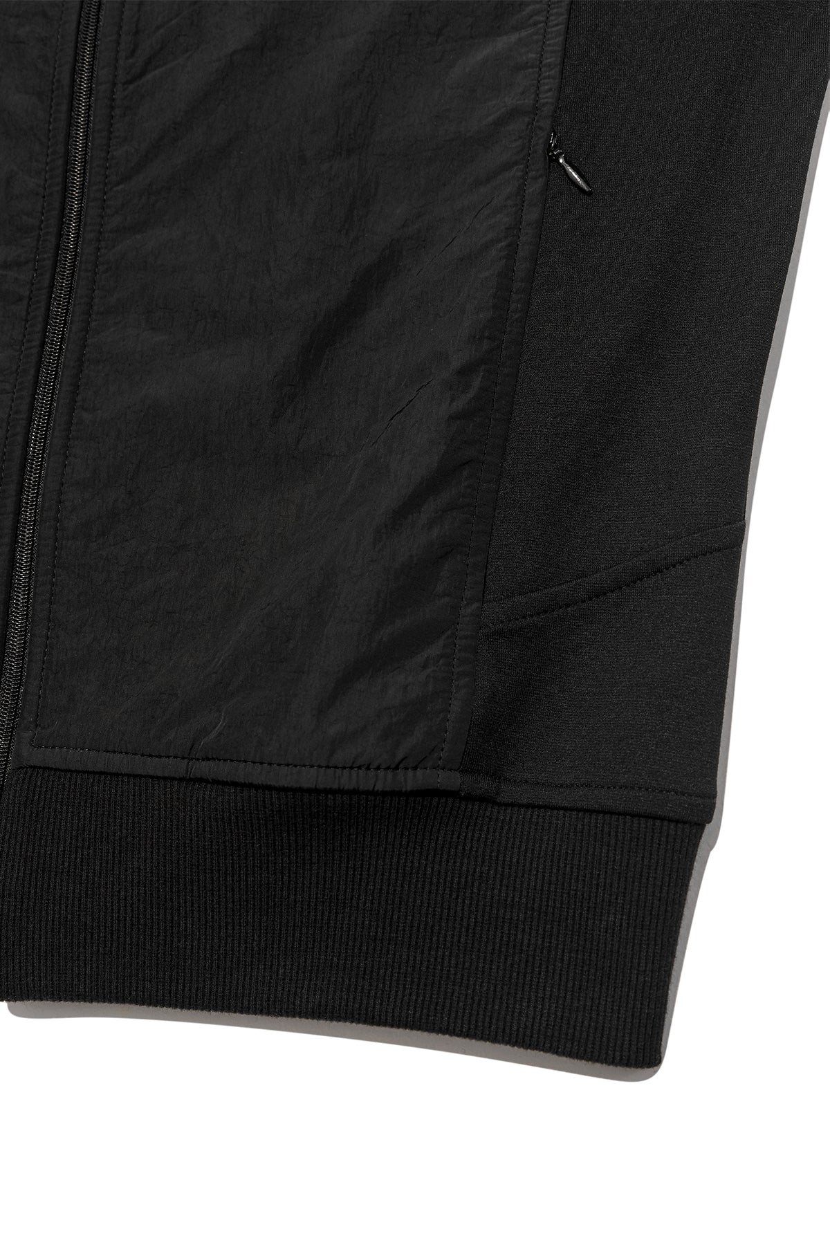 [matinkim] HIGH NECK WINDBREAKER ZIP UP FOR WOMEN IN BLACK