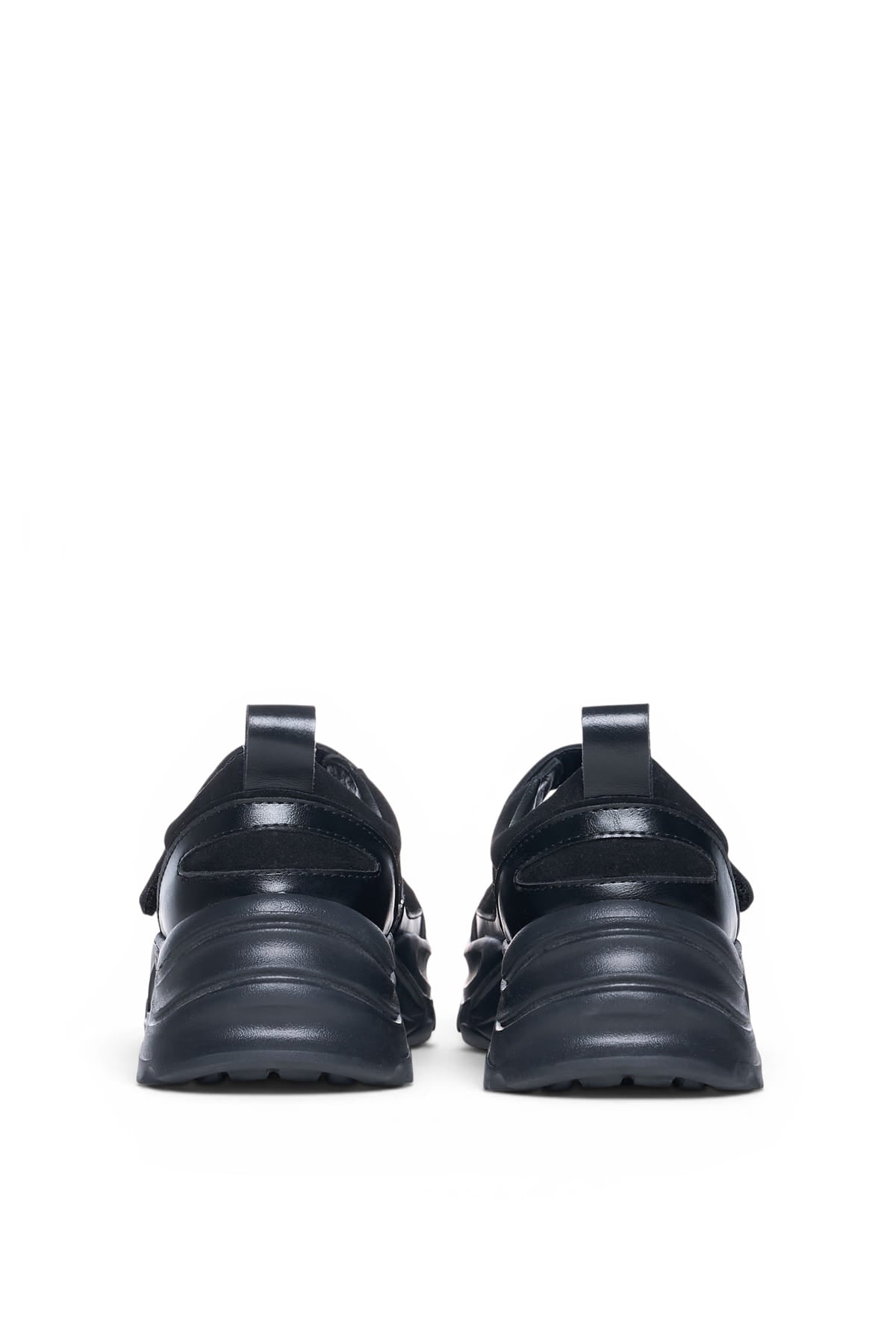 Matinkim Chunky Velcro Maryjane Sneakers IN Black