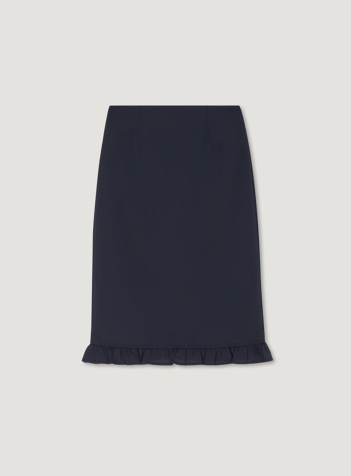 Mango Maniplease Peony Satin Skirt