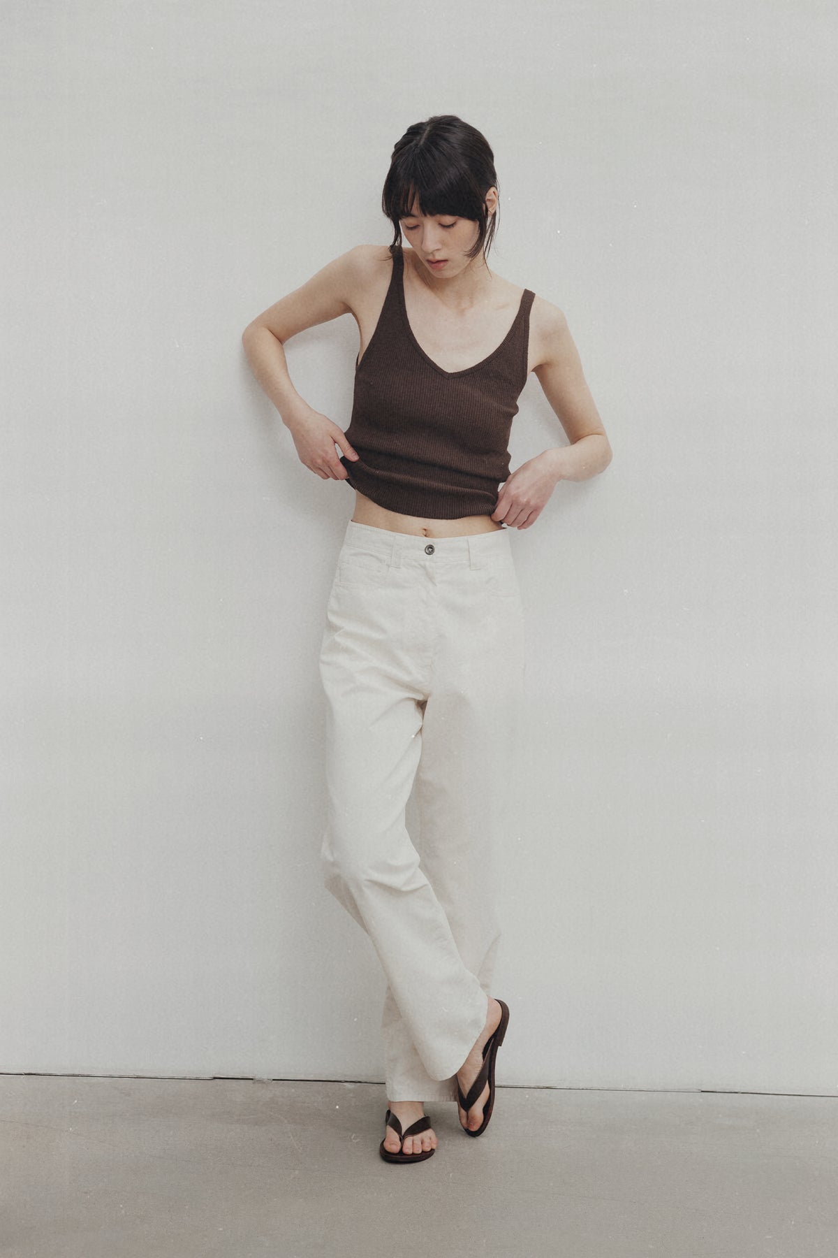 Nothing Written Eden washing pants (White)
