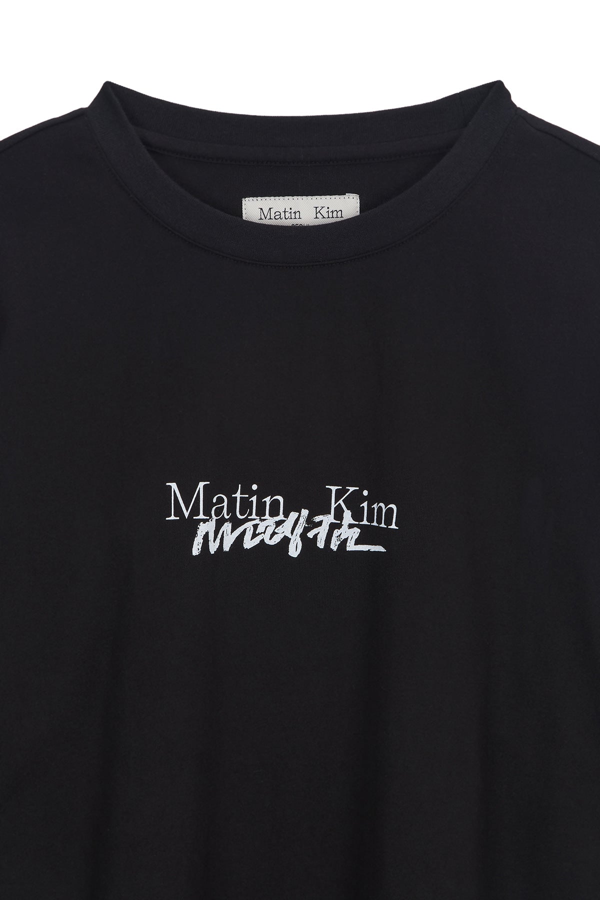 [matinkim] HANGEUL LOGO ARCHIVE LONG SLEEVE IN BLACK