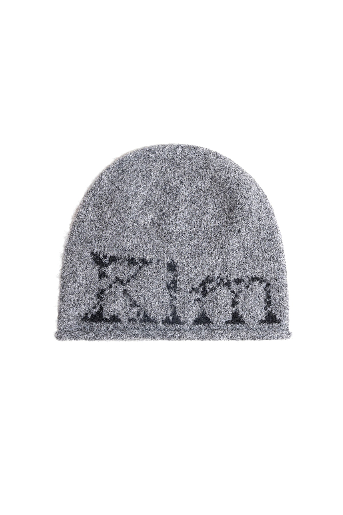 Matinkim Boucle Crack Logo Beanie IN Grey