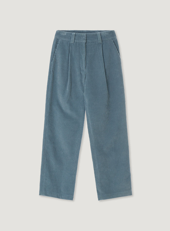 Mango Maniplease Corduroy Pintuck Pants