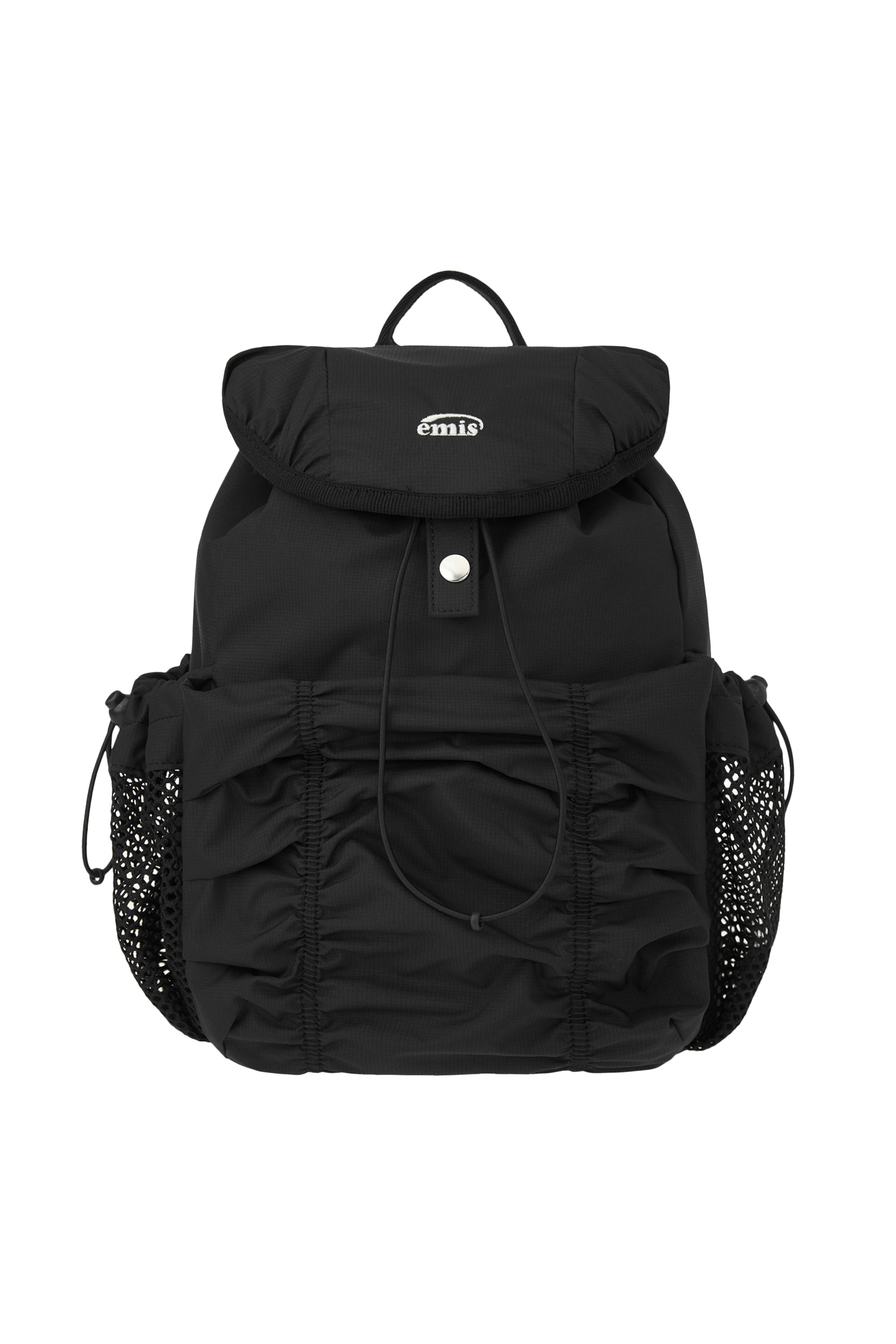 SHIRRING BACKPACK-BLACK
